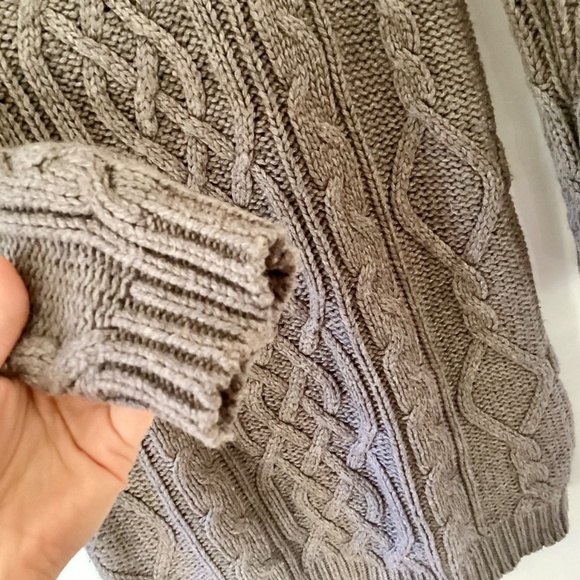 Moda International Women’s XS Wool Blend Cable Knit Pullover Sweater Dress Y2K - Picture 9 of 13